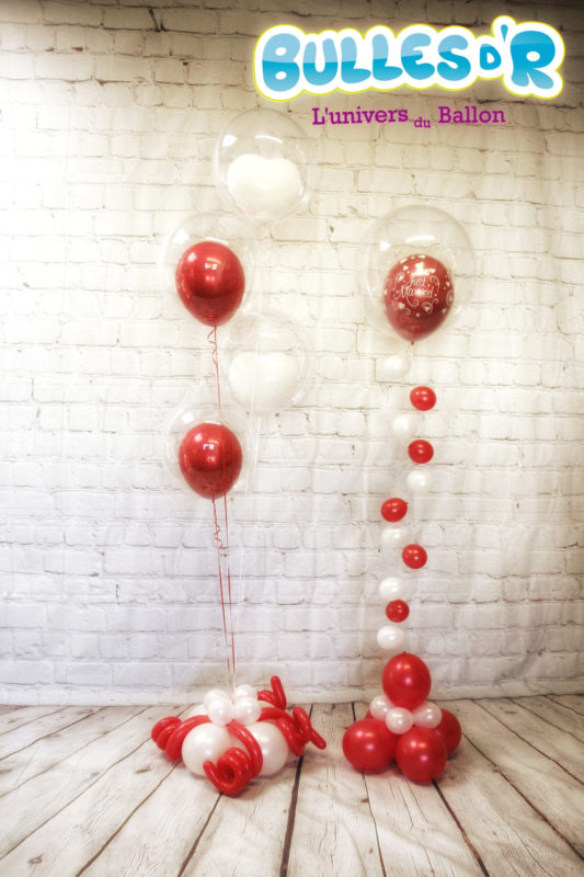 Bouquet de ballons bulles à l hélium